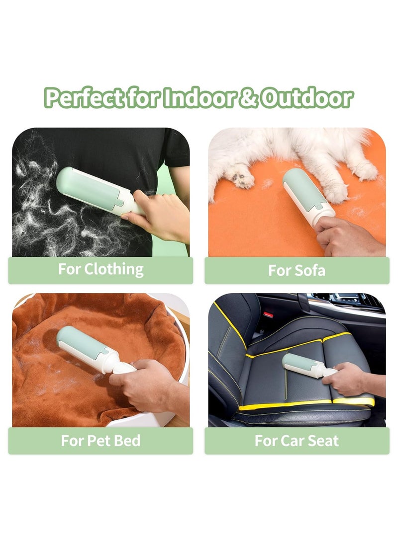 Pet Hair Remover Roller,Reusable Dog & Cat Fur Remover with Comfy Non-Slip Handle, Portable Pet Hair Removal Tool with Self-Cleaning Base for Couch, Car Seat, Carpet, Bedding  - Image 4