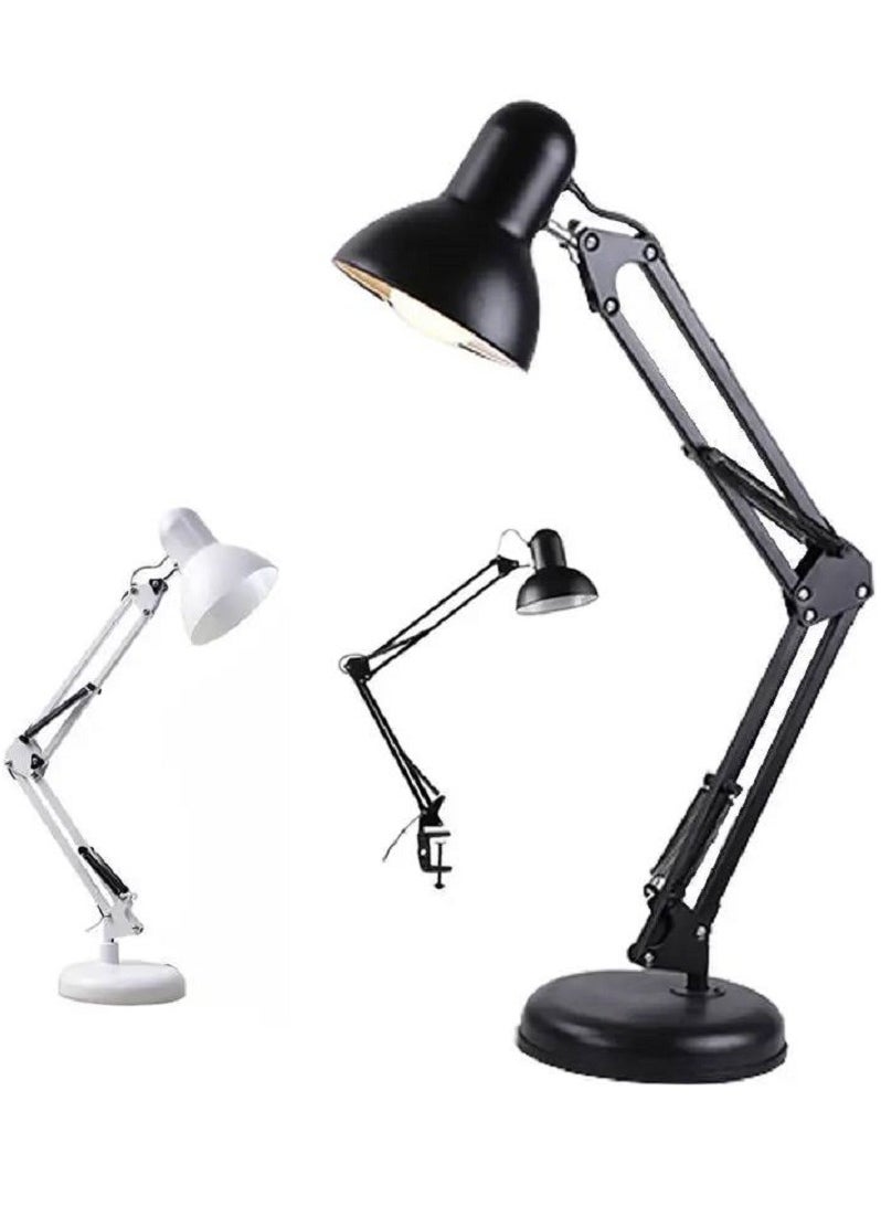 Generic - Dual-Use Lamp With Swing Arm - Clip Or Base - To Control The Angle Of The Light For Studying And Reading (Multi-Color) - Image 1