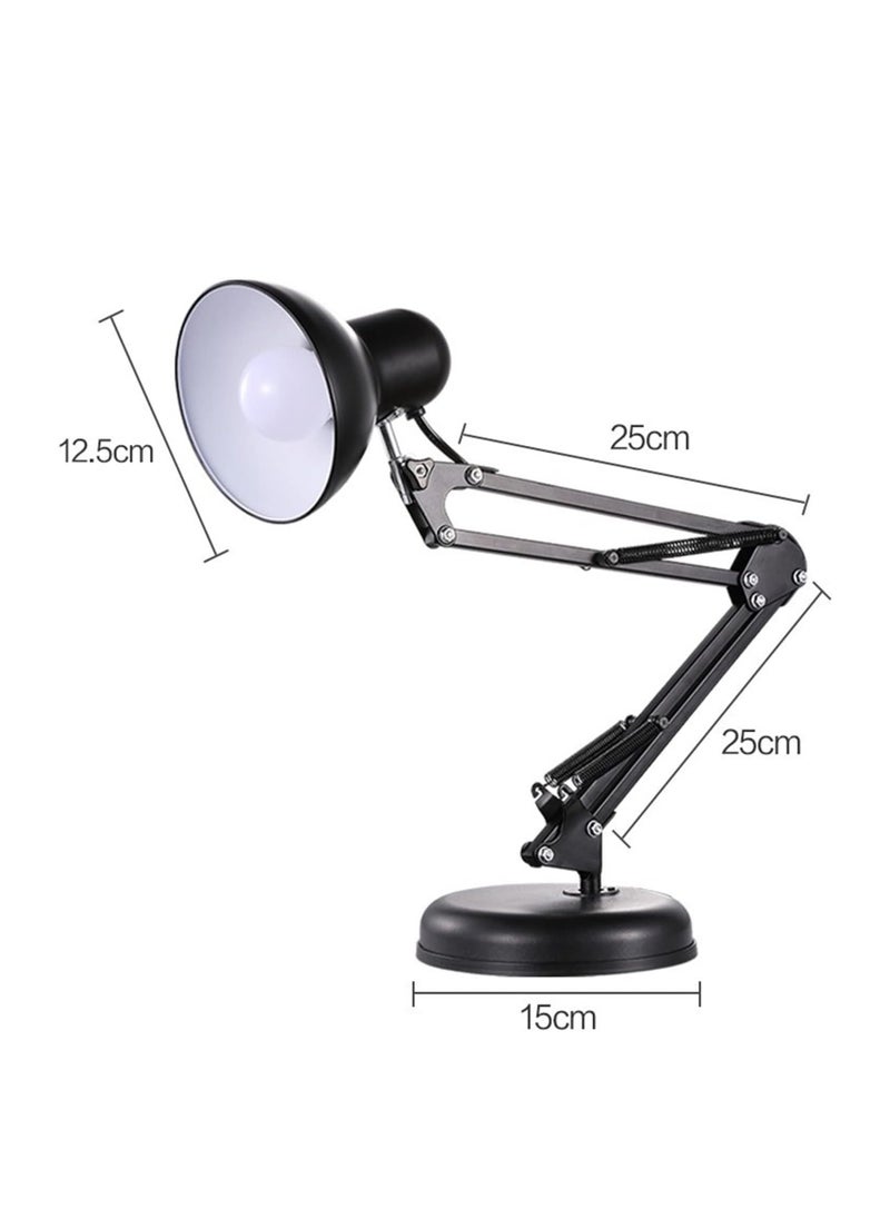 Generic - Dual-Use Lamp With Swing Arm - Clip Or Base - To Control The Angle Of The Light For Studying And Reading (Multi-Color) - Image 1