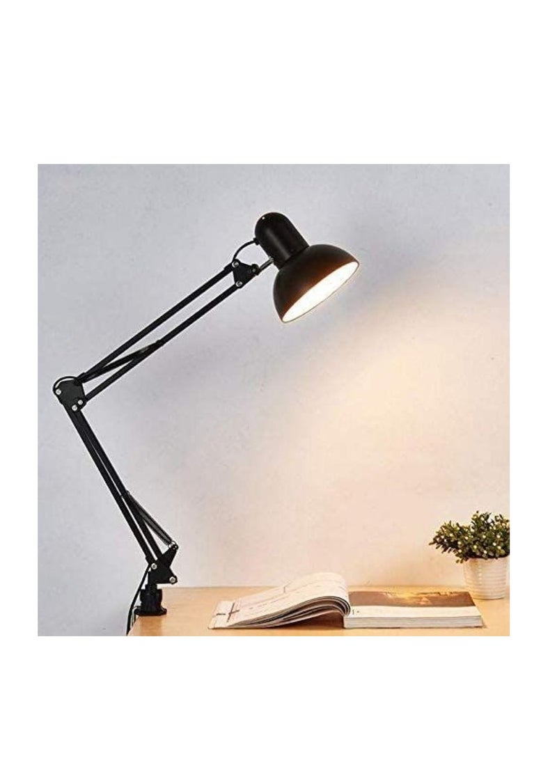 Generic - Dual-Use Lamp With Swing Arm - Clip Or Base - To Control The Angle Of The Light For Studying And Reading (Multi-Color) - Image 1