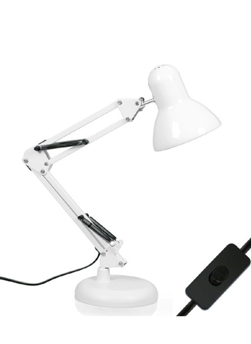 Generic - Dual-Use Lamp With Swing Arm - Clip Or Base - To Control The Angle Of The Light For Studying And Reading (Multi-Color) - Image 1