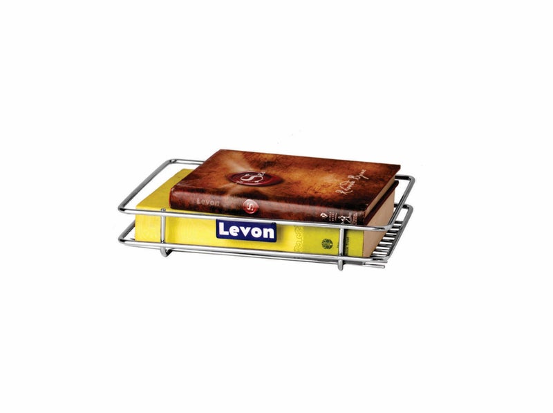 LEVON Stainless Steel Multipurpose Storage Organiser | Bathroom Shelf Rack | Kitchen Shelf - Size (10 X 7'') - Image 2