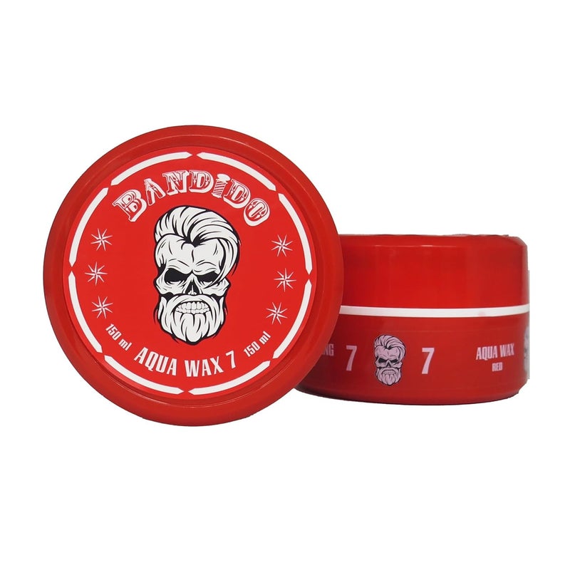 Bandido Aqua Wax 7  2Pack  Strong Hold  Mens Hair Wax Long Lasting Hold Easy to Manage  150ml  507oz Pack of 2