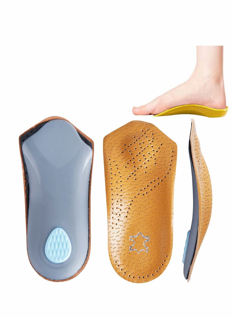SYOSI Plantar Fasciitis Arch Support Insoles with Metatarsal Pad Heel Cushion, 3/4 Length Shoe Inserts for Men and Women, Orthotic Inserts, Flat Feet Heel Spur Pain Relief Shoe Inserts - Image 1