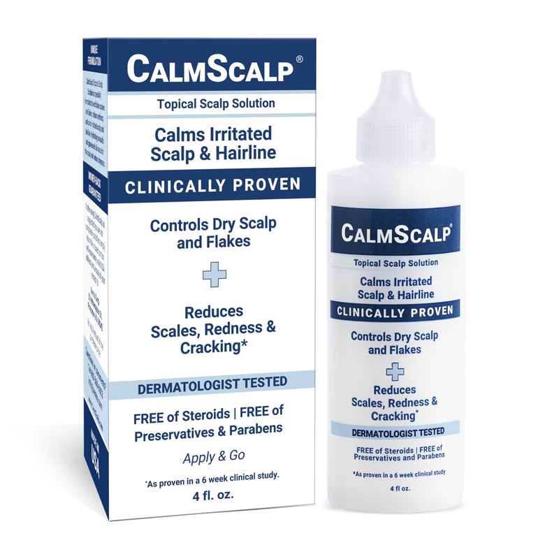 CalmScalp سيروم فروة الرأس CalmScalp | تخفيف حكة فروة الرأس | علاج فروة الرأس | يقشر القشور ورقائق الشعر | مثبت سريرياً | صنع في الولايات المتحدة الأمريكية | 4 أونصات - Image 1