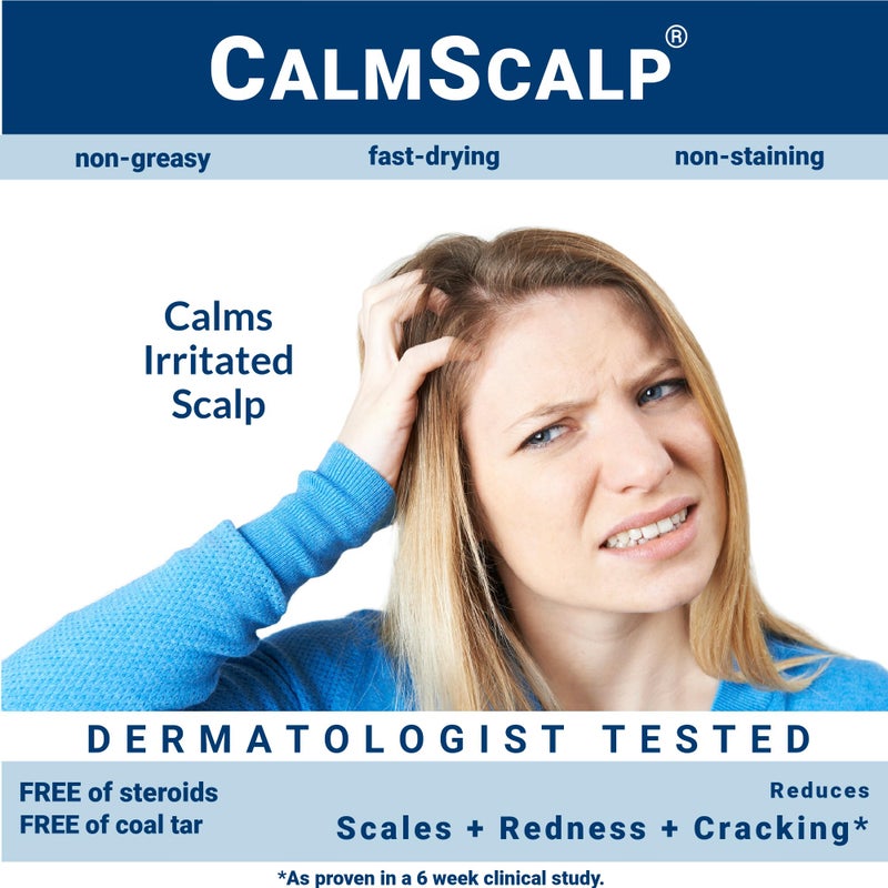 CalmScalp سيروم فروة الرأس CalmScalp | تخفيف حكة فروة الرأس | علاج فروة الرأس | يقشر القشور ورقائق الشعر | مثبت سريرياً | صنع في الولايات المتحدة الأمريكية | 4 أونصات - Image 3