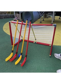 Generic System Parent-child Training Toys Outdoor Children's Stick Ball Interactive Sports Hockey Sports Feeling Hockey Sports Sports Sports-Color:Large Hockey Mixed Color (4 Sticks, 2 Balls, With 9cm Ball For Direct Shot  - Image 2