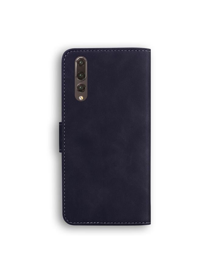 The Bros Phone Case For Huawei P20 Pro Skin Feel Pure Color Flip Leather Phone Phone Case - Image 3