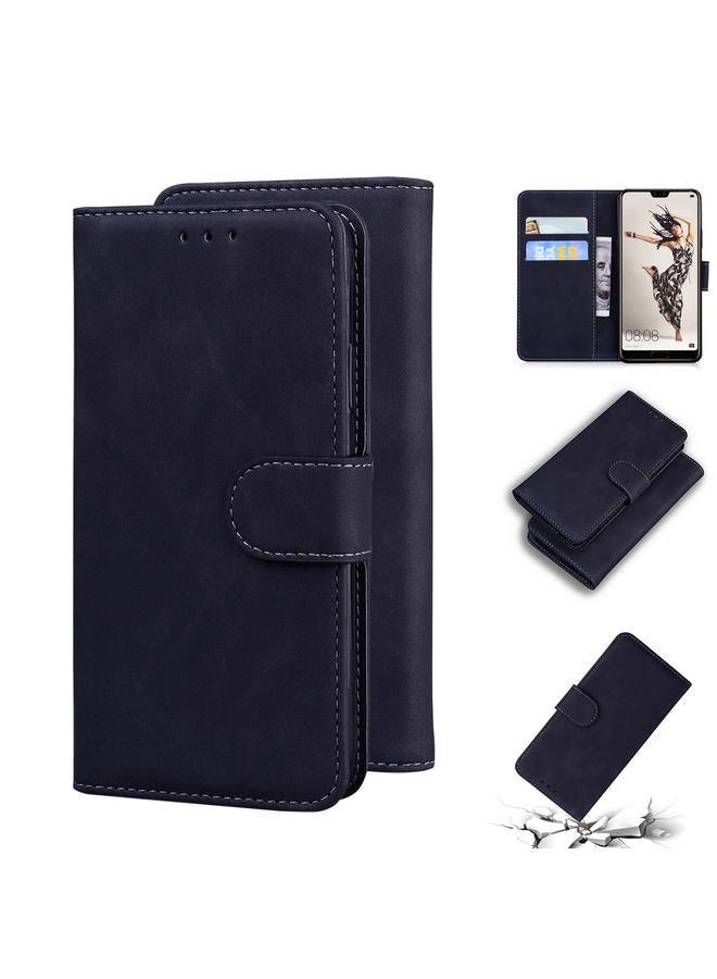 The Bros Phone Case For Huawei P20 Pro Skin Feel Pure Color Flip Leather Phone Phone Case - Image 1