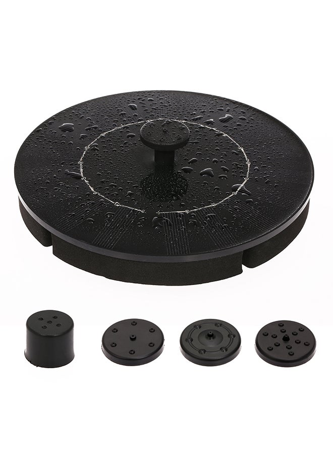 Solatec Solar Fountain, Solatec Solar Powered Bird Bath Fountain Pump 1.4W Solar Panel Kit Water Pump,Outdoor Watering Submersible Pump for Pond, Pool, Garden, Fish Tank, Aquarium Black - Image 1