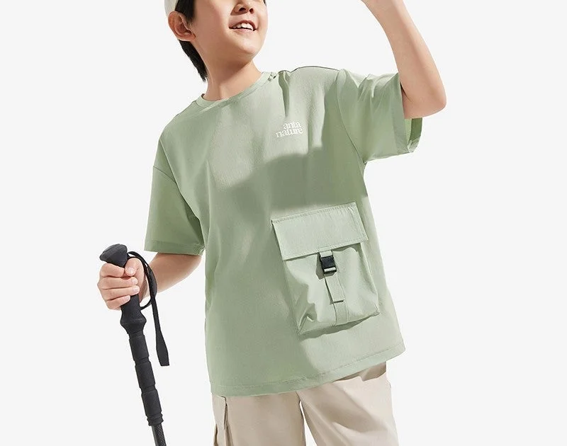 ANTA Kids Nature Tee – Soft, Breathable Outdoor Casual T-Shirt