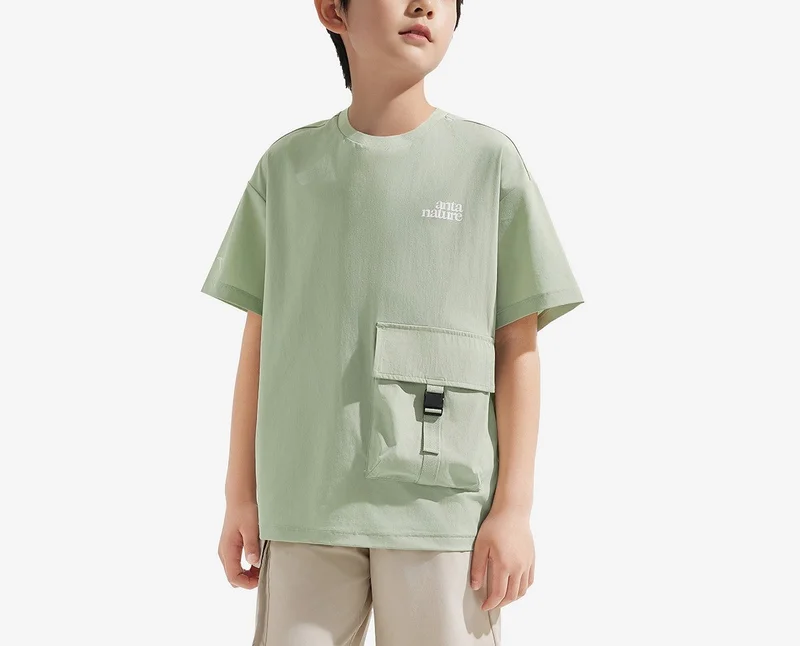 ANTA Kids Nature Tee – Soft, Breathable Outdoor Casual T-Shirt
