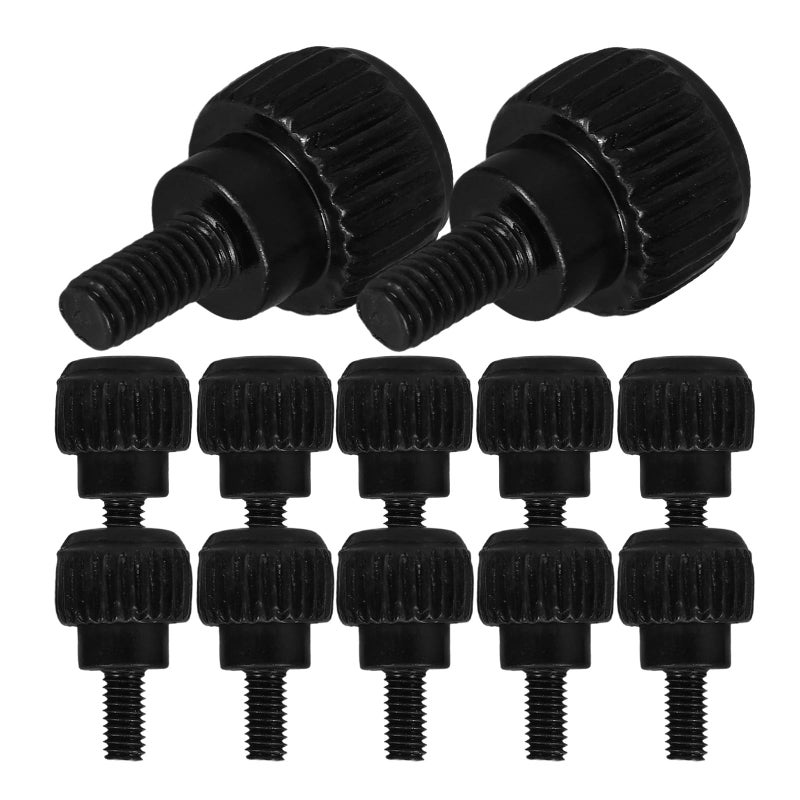 Black M3X6 Thumb Screws 24Pcs For PC Case Power Supply Hard Drive Pci Slots Assembly - Image 2
