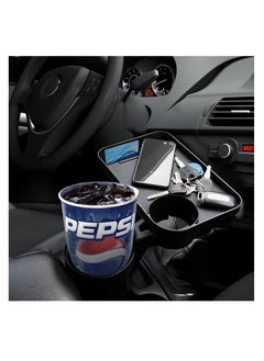 PROTON Cup Holder Expander for Car Car Tray Multifunctional Cup Holder Tray with 360° Rotating Table Adjustable Base Large Car Cup Holder 17-40oz Cup Bottlle Drink Detachable Tray Table  - Image 2