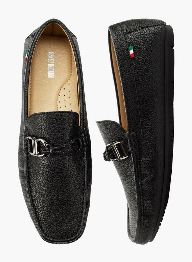 Renzo Ruganni Men Textured Lightweight Professional Loafers