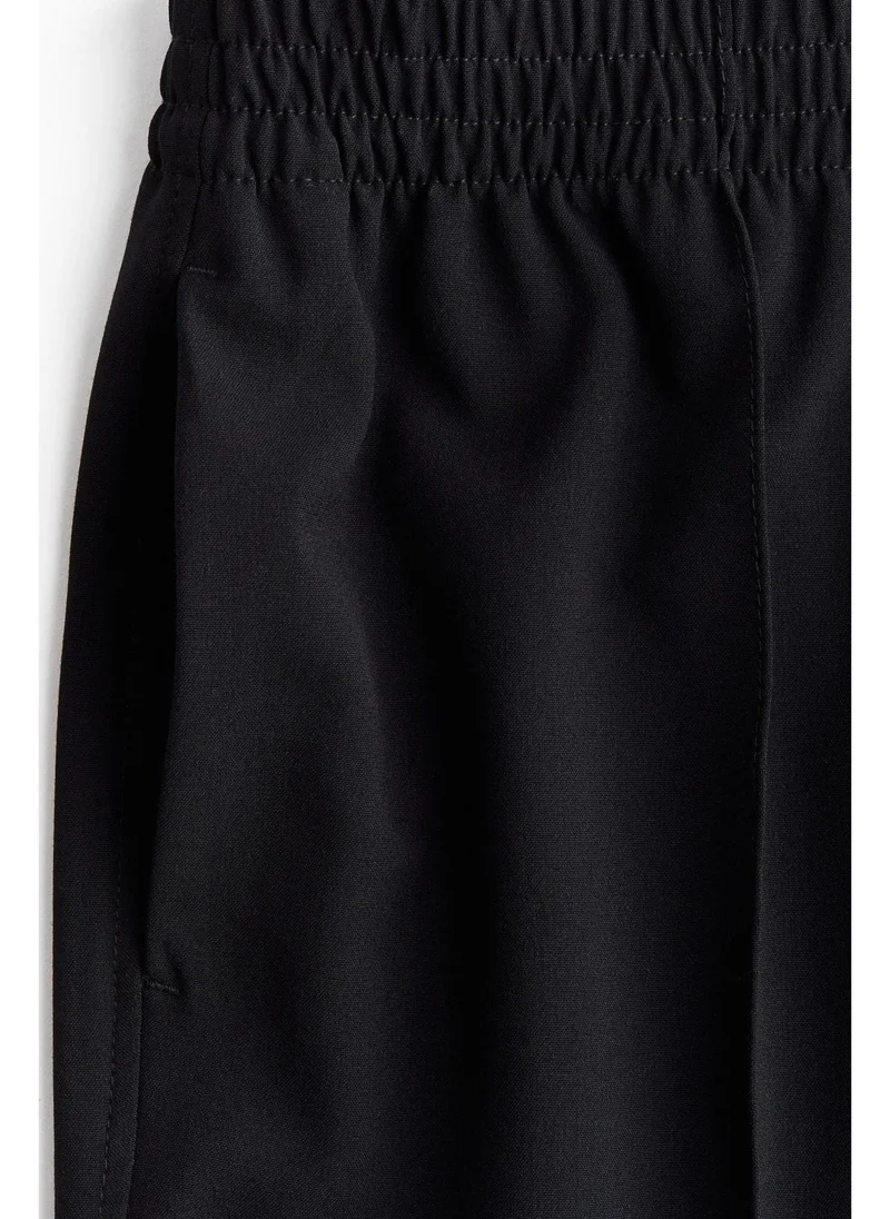 اتش اند ام Wide crease-detail trousers