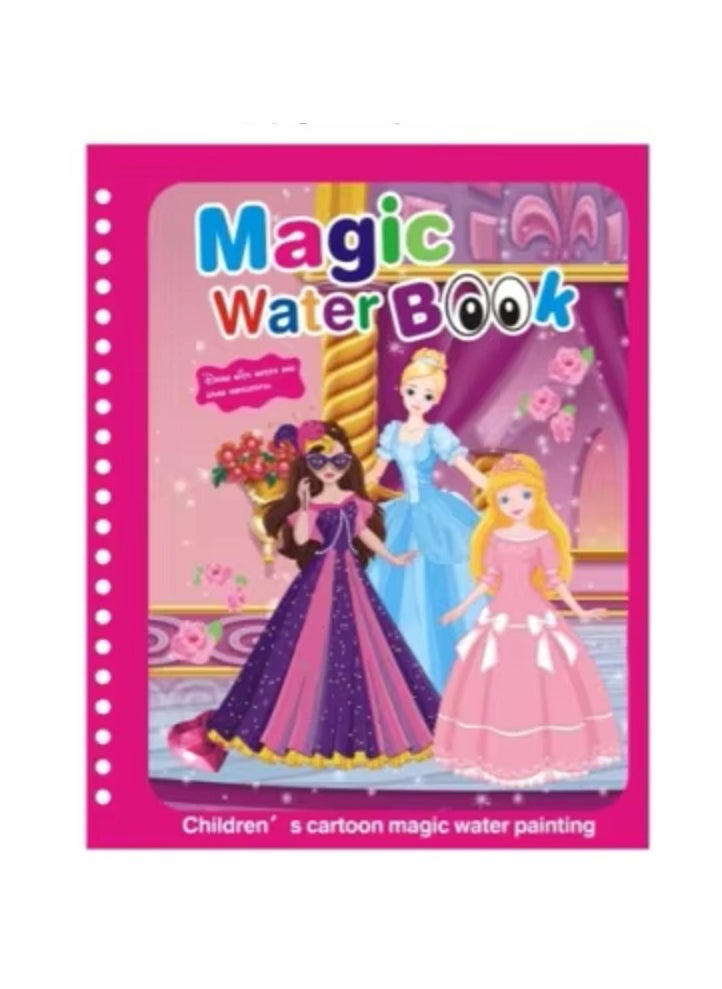 2 Magic Water Books for kids & 2 pens, Drawing book for kids, perfect for early education and creativity, Children use a water pen to reveal colors and images, Promoting learning in a fun way, Children Early Education Drawing Board, Toy For Kids, Toddler Preschool (2 Reusable drawing book & 2 Pen)  - Image 5