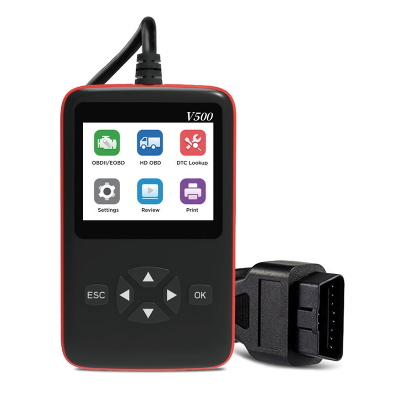 أداة تشخيص أعطال السيارات بالديزل والبنزين - جهاز فحص السيارات OBD II المحسن - Image 1