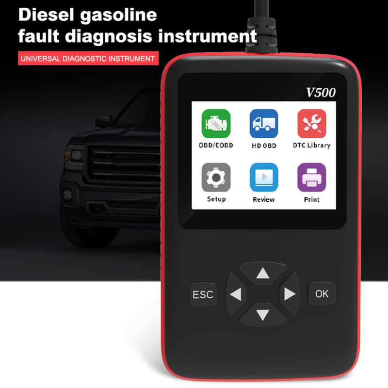 أداة تشخيص أعطال السيارات بالديزل والبنزين - جهاز فحص السيارات OBD II المحسن - Image 3