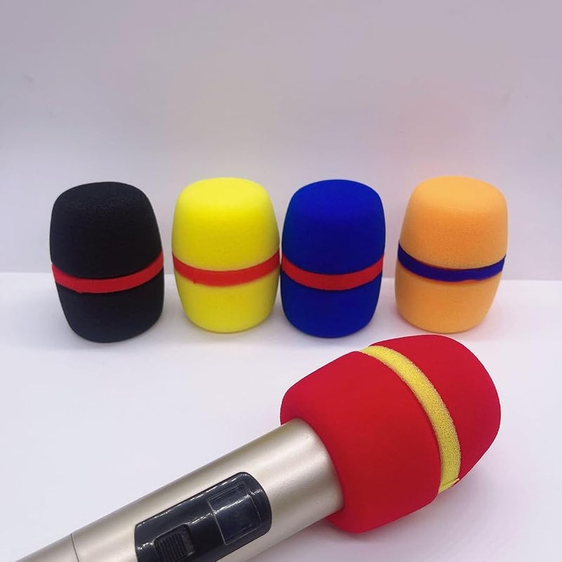 5Pcs Thickened Microphone Windscreen Foam Covers Studio Mic Filter Sponge - Image 3