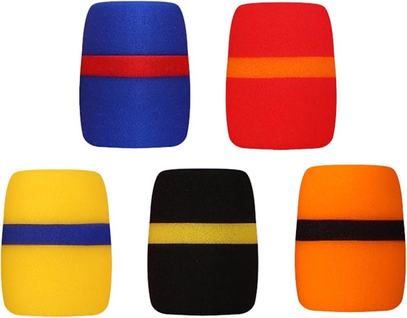 5Pcs Thickened Microphone Windscreen Foam Covers Studio Mic Filter Sponge - Image 1