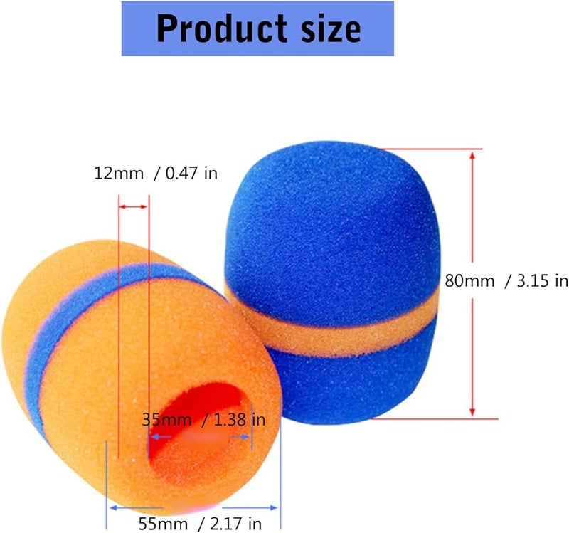 5Pcs Thickened Microphone Windscreen Foam Covers Studio Mic Filter Sponge - Image 4