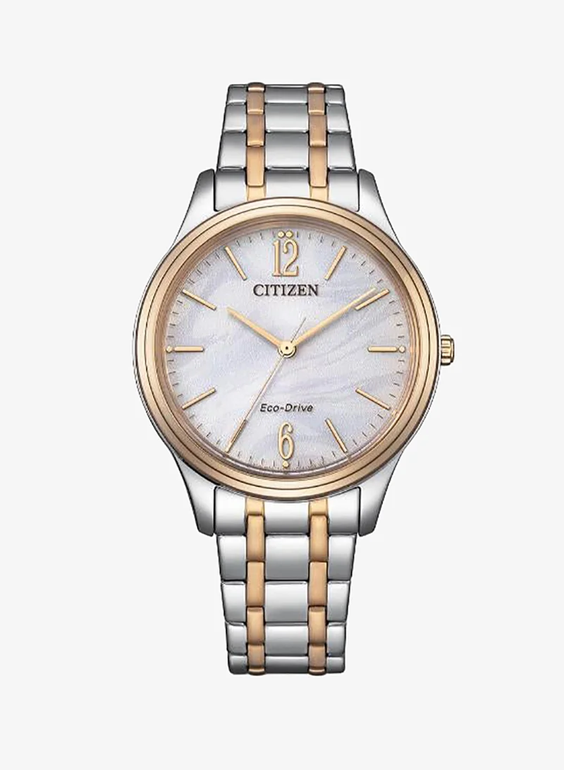 سيتيزن Women's Stainless Steel Analog Watch EM0416-78A - 34 mm