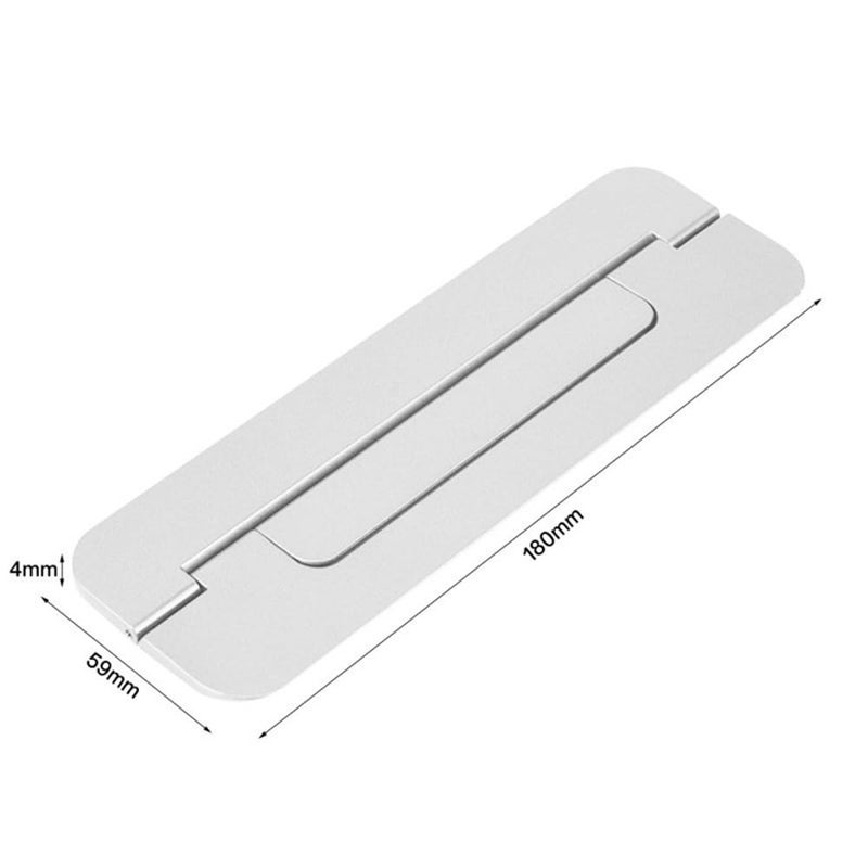 Gray Portable Foldable Laptop Stand Adjustable Bracket for 11 to 17 Inch Notebooks - Image 3