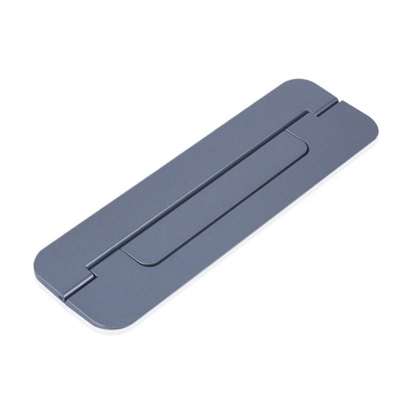 Gray Portable Foldable Laptop Stand Adjustable Bracket for 11 to 17 Inch Notebooks - Image 2