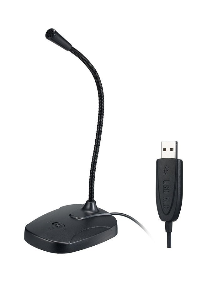 NIBEMINENT USB Recording Microphone with Noise Canceling V8261_P Black - Image 1