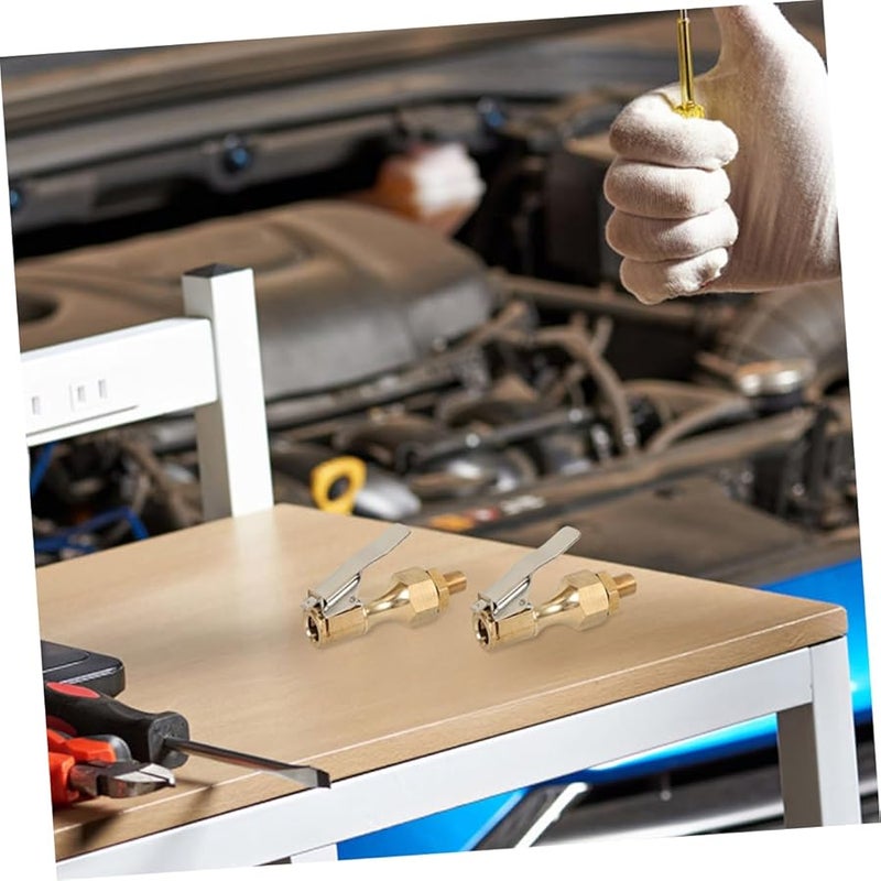 3Pcs Locking Air Chuck Quick Connect Tire Inflation Clips for Trucks RVs Cars - Image 5