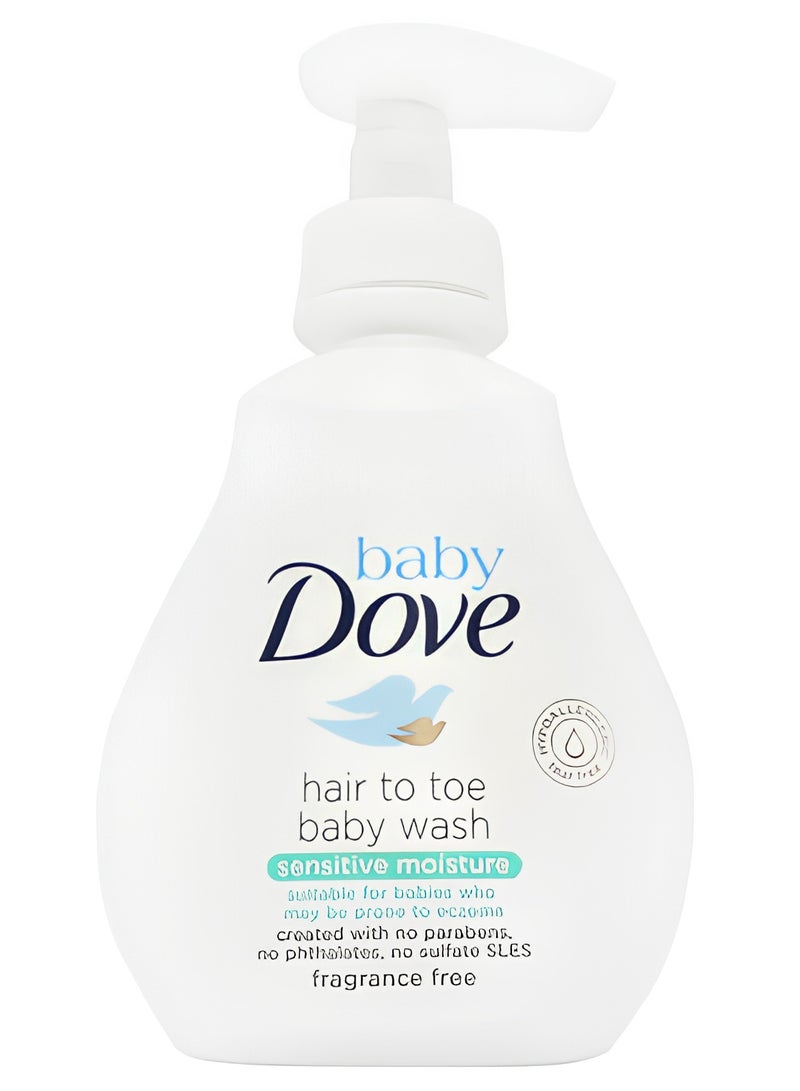 Baby Dove hair to toe baby wash sensitive moisture 400 ml - Image 1