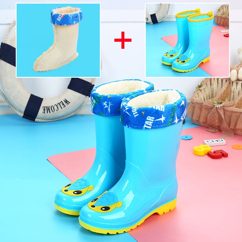 Children'S Rain Boots, Girls, Boys And Baby Rain Boots, New Cartoon Water Shoes, Non-Slip, Boys, Girls, Toddlers, Kidsren'S Rubber Shoes - Image 5