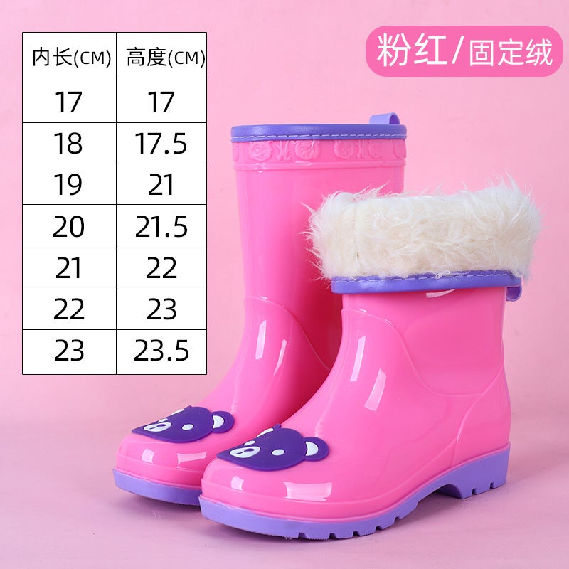 Children'S Rain Boots, Girls, Boys And Baby Rain Boots, New Cartoon Water Shoes, Non-Slip, Boys, Girls, Toddlers, Kidsren'S Rubber Shoes - Image 1