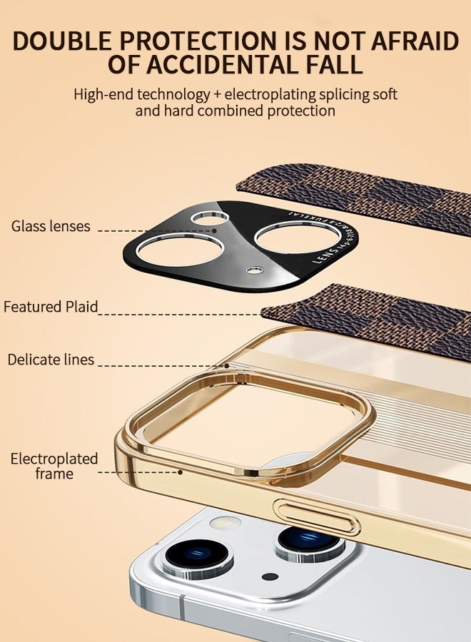 GROIC IPhone 14 Max Case 6.7 Inch, Luxury Genuine Leather Case, Premiun Back Cover, Anti-Slip, Anti-Fingerprint, Shockproof Protector Cover  - Image 2