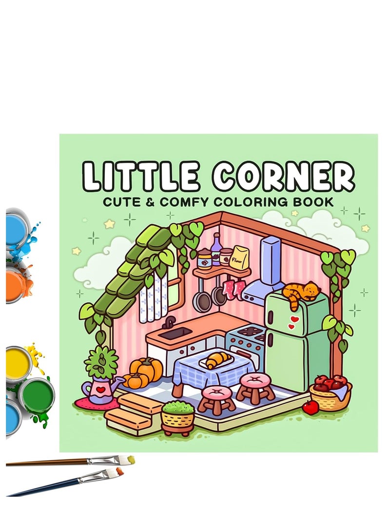 Coloring Book for Kids – Cute  Relaxing Colouring Book, Simple  Kawaii Designs, Color Drawing for Children's Leisure and Entertainment - Image 1