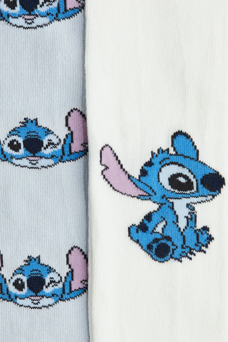 H&M 2-pack jacquard-knit tights