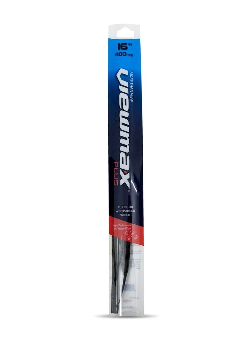 Viewmax VIEW MAX Windshield Car Wiper Blades, Powerful Performance Conventional Wiper Blades - 2 Pcs - (16" 400mm)  - Image 3