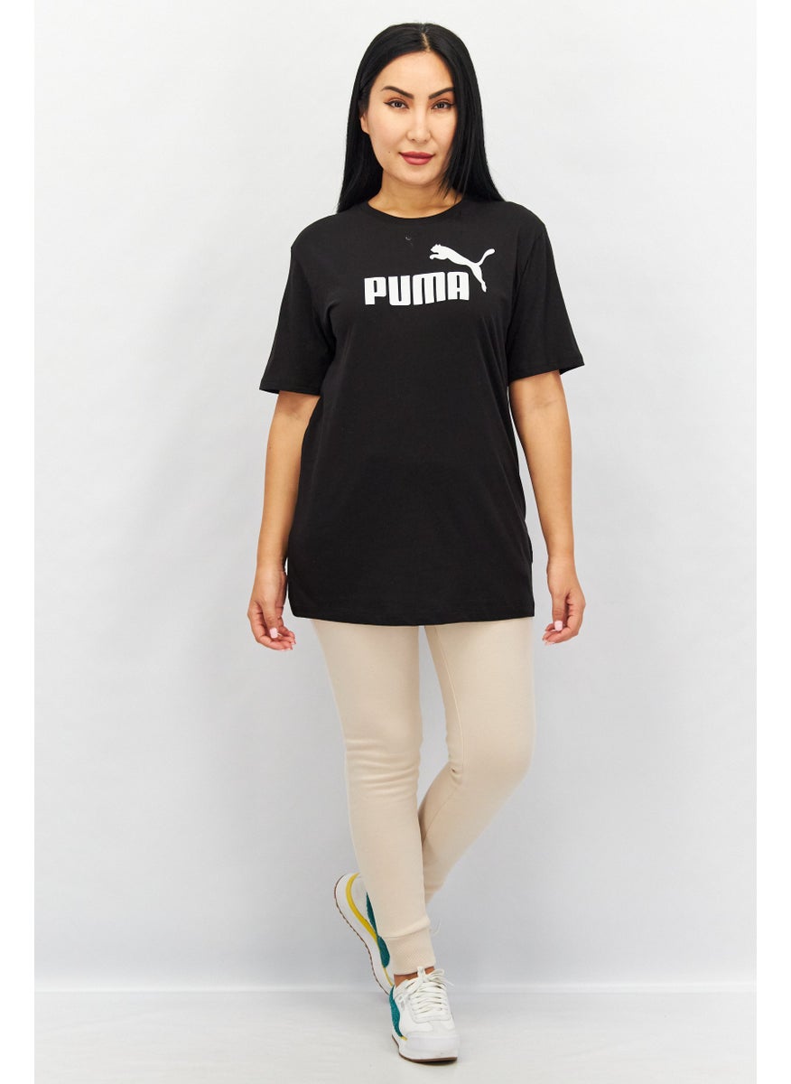 PUMA Women Sportswear Fit Short Sleeve Running T-Shirts, Black  - Image 4