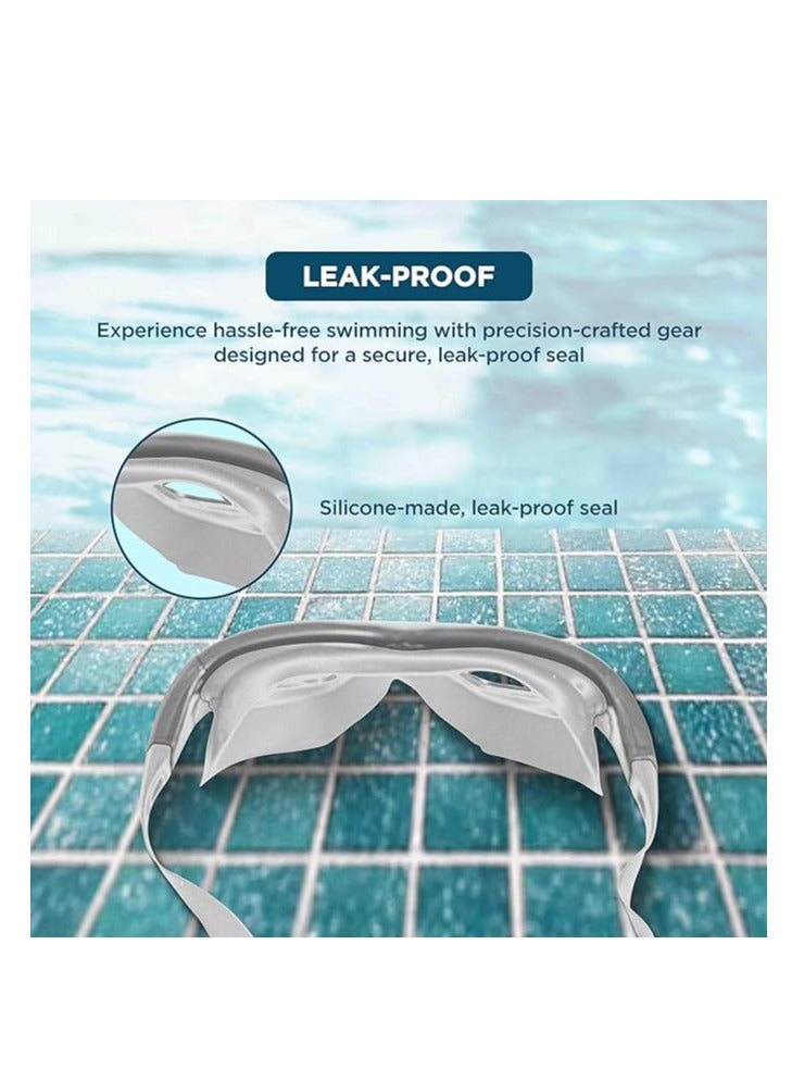 ENDLESS  EL1007 Premium Swimming Goggle with Anti-Fog and UV Protection | Material : Silicon, PU | Stylish 180 Degree Wide View Glasses | Soft Silicone Gasket for Leak Proof | With Hard Case - Image 5
