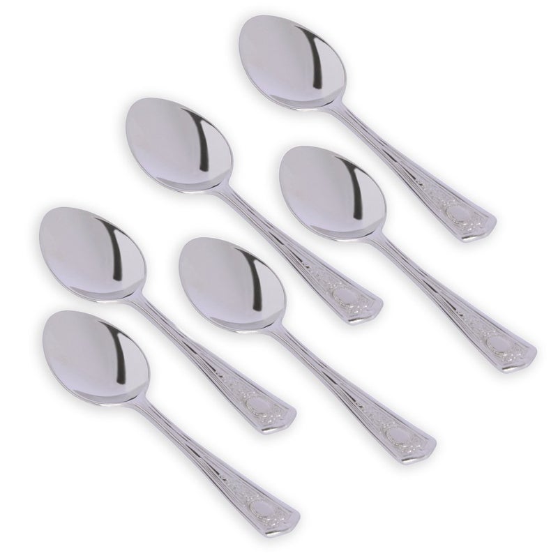 Kishco Festival Stainless Steel Tea Spoon Set - Pack of 6 - Image 5