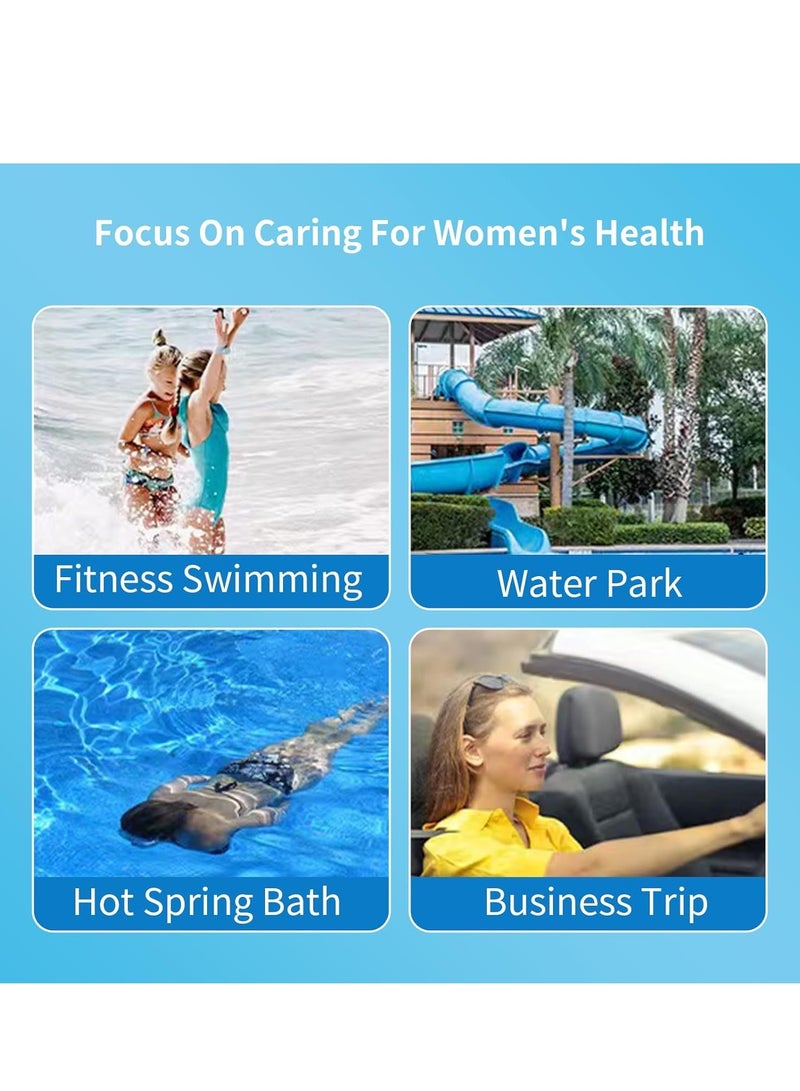 Generic 6 Pcs Waterproof Swimming Pads For Women, Waterproof Private Patches, Prevent Dirt Skin Friendly Private Stickers, Perfect For Swimming And Daily Use, Panty Liner/Barrier, Beach Must Have  - Image 4