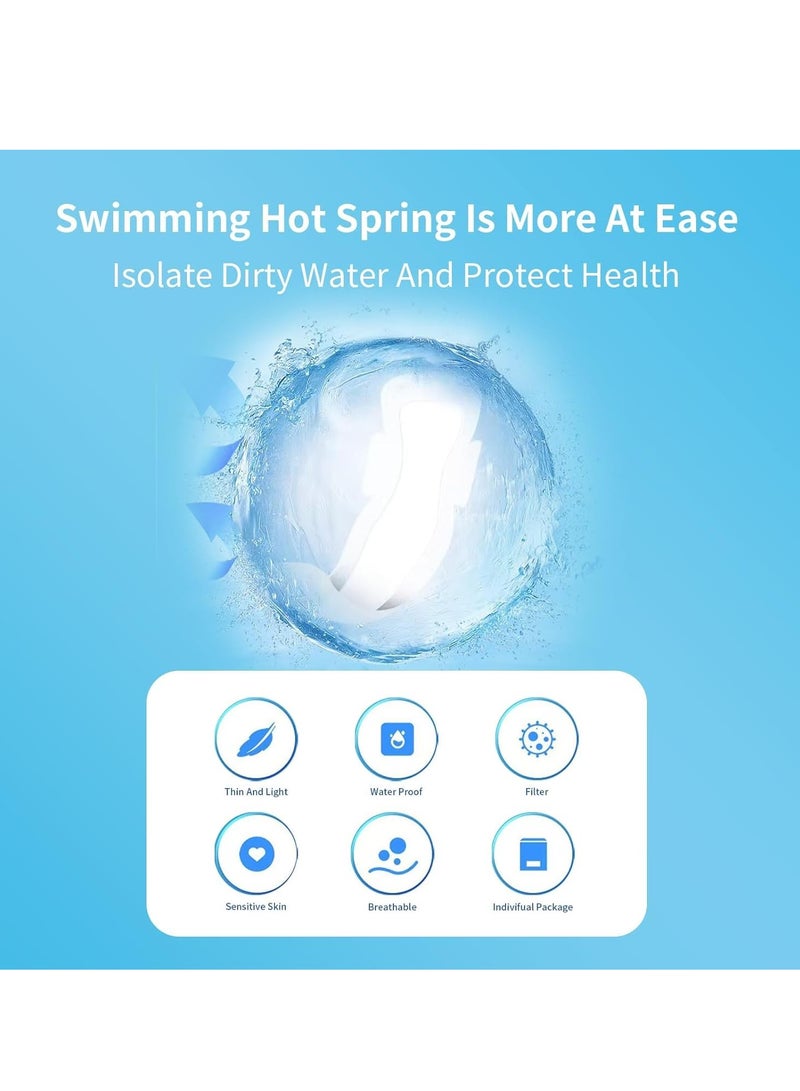 Generic 6 Pcs Waterproof Swimming Pads For Women, Waterproof Private Patches, Prevent Dirt Skin Friendly Private Stickers, Perfect For Swimming And Daily Use, Panty Liner/Barrier, Beach Must Have  - Image 2