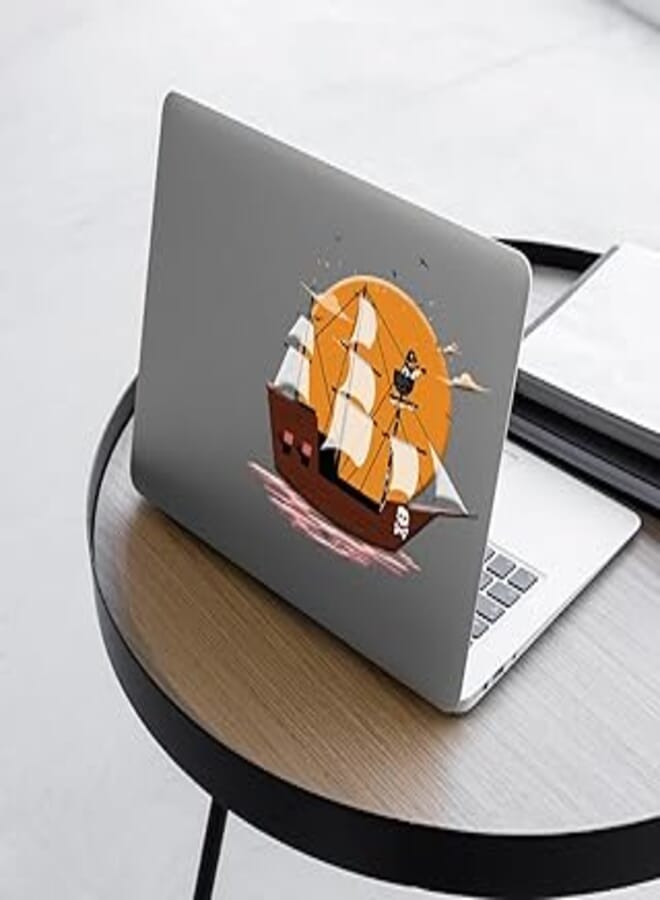 Generic Laptop skin size 15×15 on the outside and 8×7 on the inside, removable Laptop skin, Sticker multi-colored, transparent vinyl plastic sticker - 6221243350033