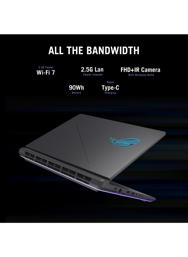 ASUS ROG Strix G16 (Upgraded Version) Gaming Laptop With 16 Inch Display, Core i9-14900HX Processor/16GB RAM DDR5/1TB SSD/Windows 11 Pro/8GB Nvidia GeForce RTX 5060 Graphics/ English/Arabic black - Image 5