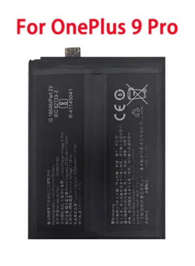 MUNTAQI Replacement Internal Battery BLP827 Compatible for OnePlus 9 Pro – High-Capacity Rechargeable Li-ion Battery for Long-Lasting Power and Enhanced Performance – Safe, Durable Internal Battery Upgrade for OnePlus 9 Pro Smartphone – Black - Image 2