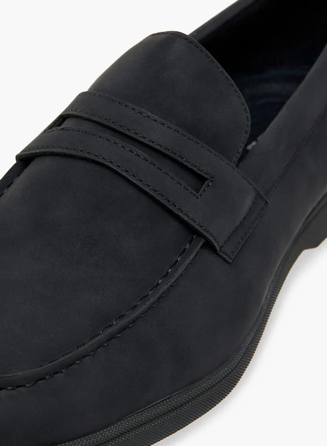 LBL by Shoexpress Men's Cutout Detail Slip-On Loafers
