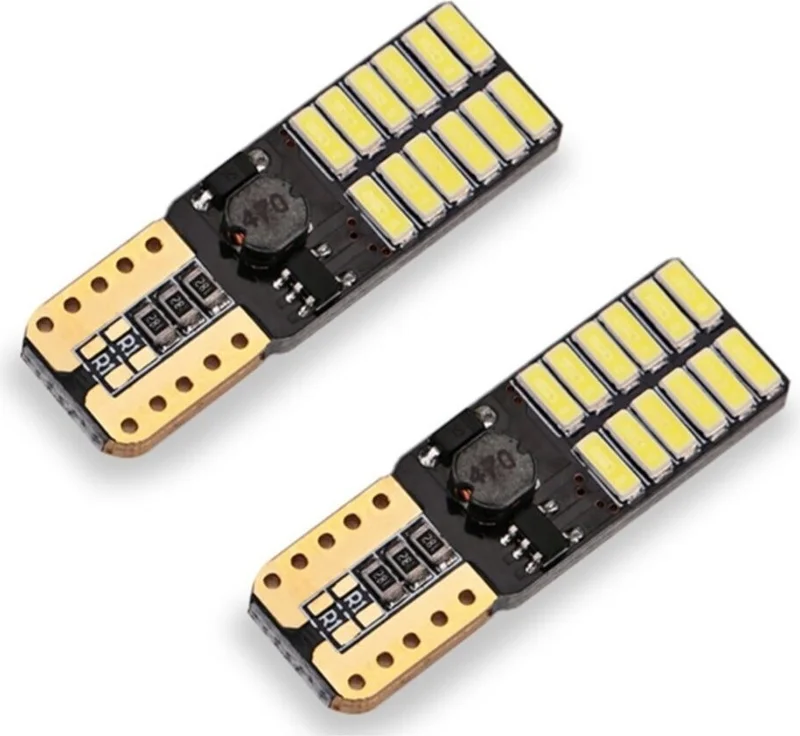 NKT GROUP 24 LED 12 - 24 Volt T10 White Xenon Effect Parking Plate with Canbus