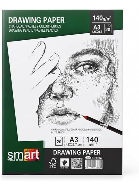 Sketch A3 Smart Drawing 140gm 20 Sheets
