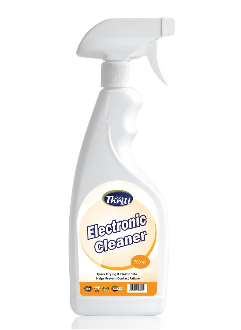 Thrill Electronic Cleaner Spray – Non-Abrasive, Anti-Static Cleaner for Electronics & Accessories 700ML